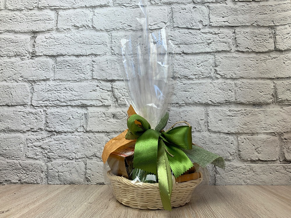 Корзина с чаем "Оливковая"